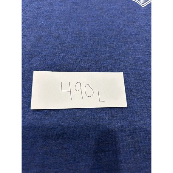 Harleston Green Bella+Canvas V-Neck T-Shirt Sz Medium Blue - Picture 9 of 9